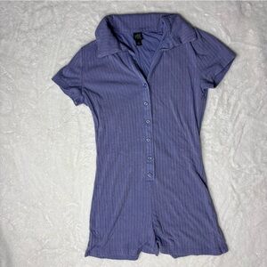 Wild Fable Lavender Ribbed Romper